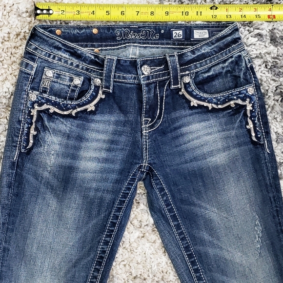 **SOLD**  Miss Me Boot Cut Jean's.  Size 26. - Picture 5 of 9